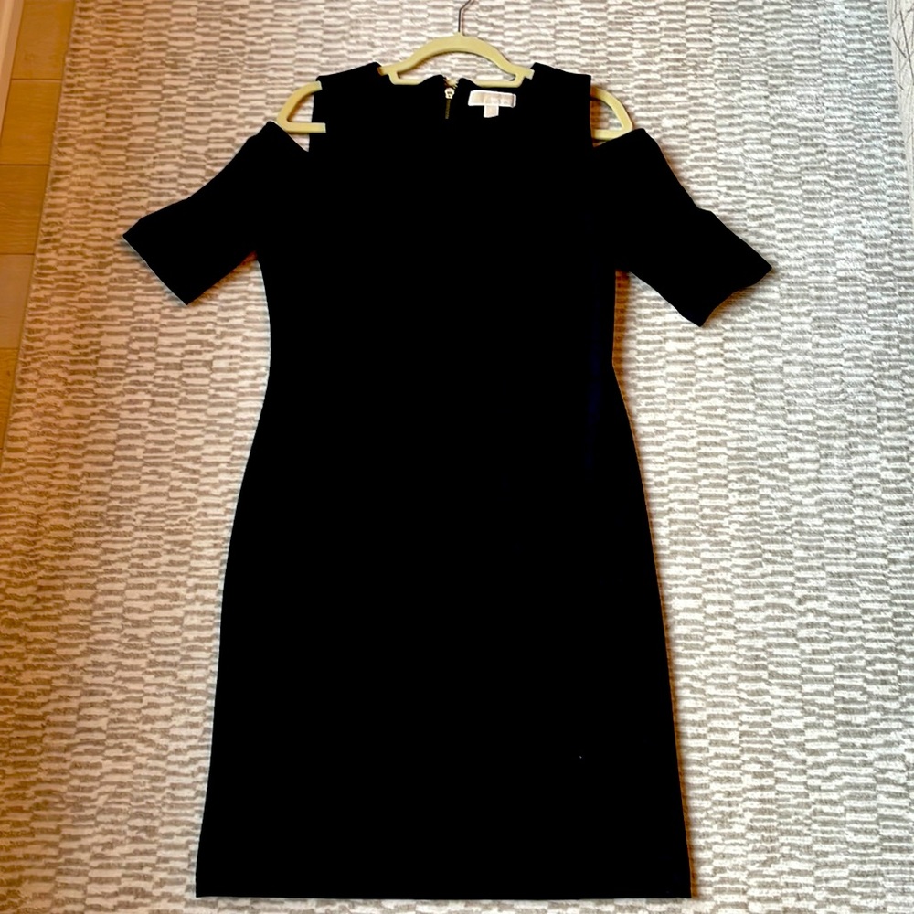 Michael Kors Black Dress with cut out sleeves